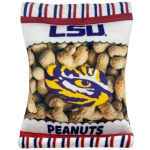 LSU-3346 - LSU Tigers- Plush Peanut Bag Toy